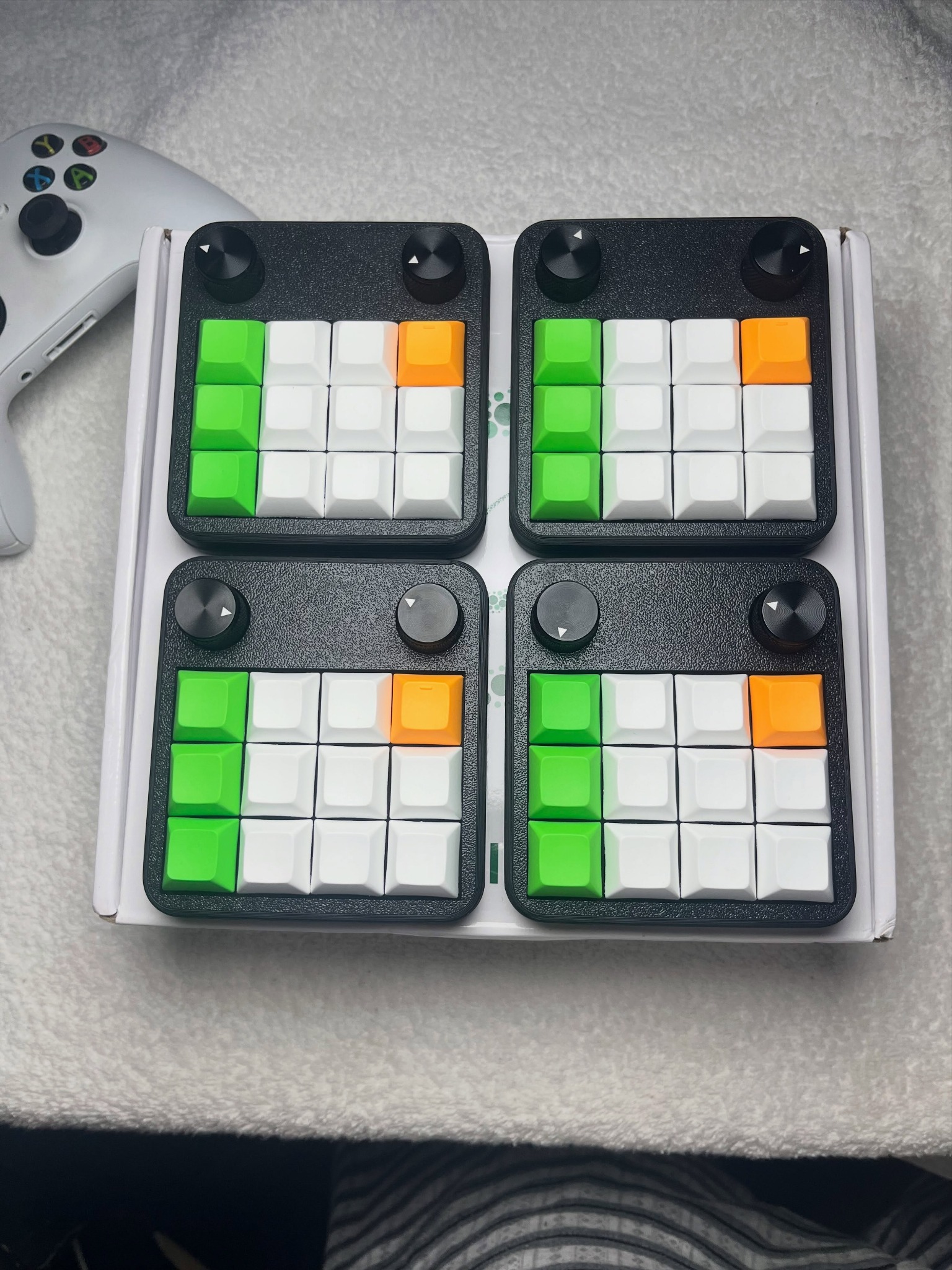 Quatre Macro Pads ensemble